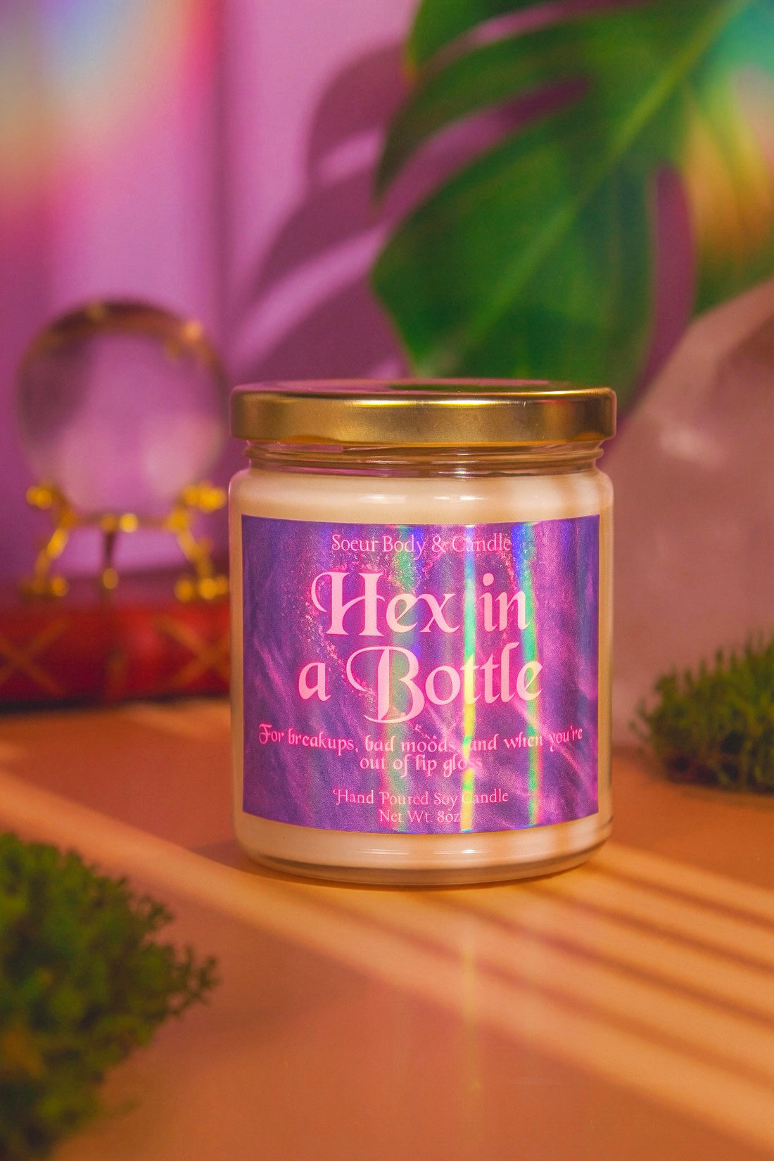 Hex in a Bottle Soy Candle
