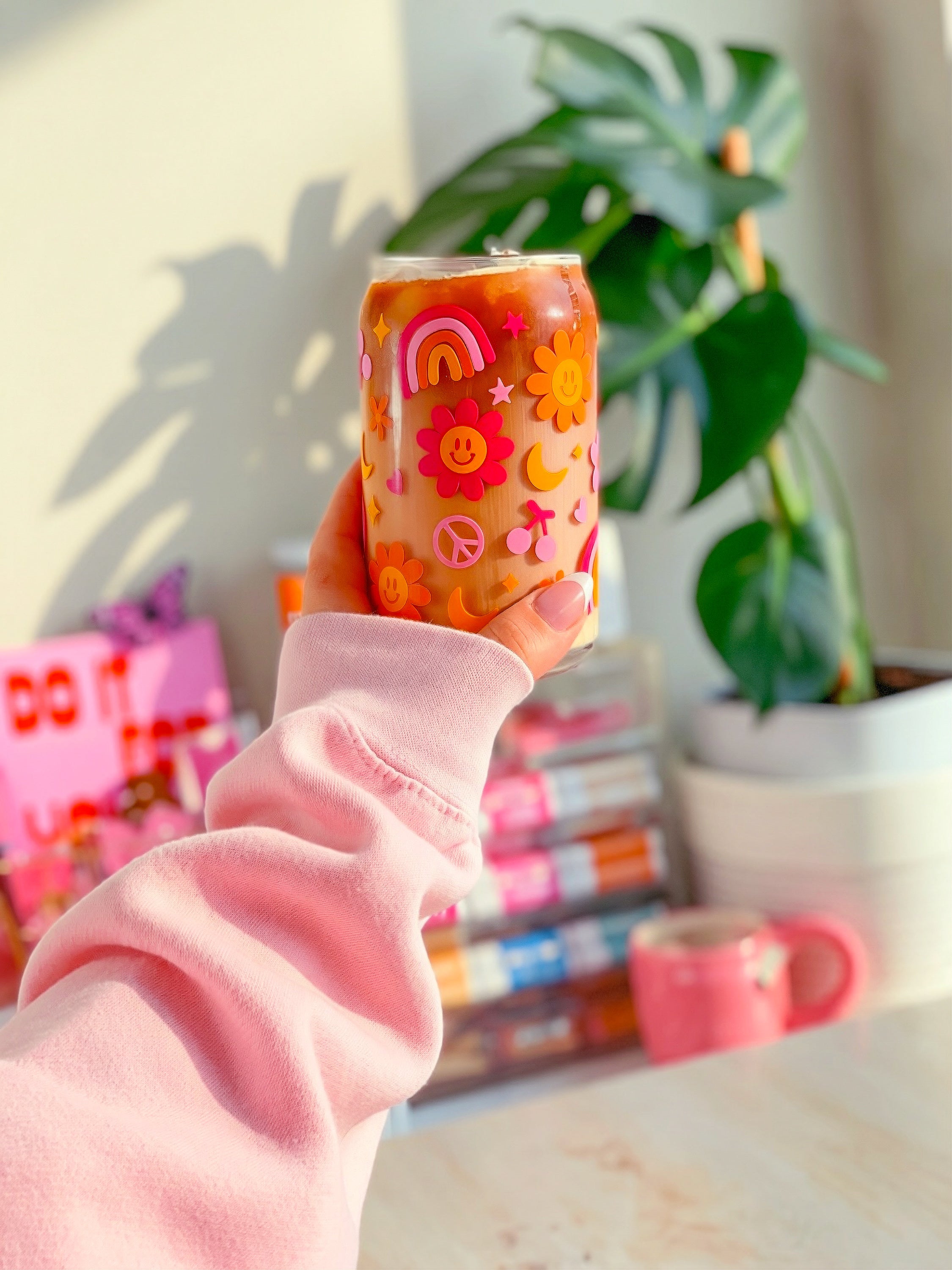 Hippie Glass Cup