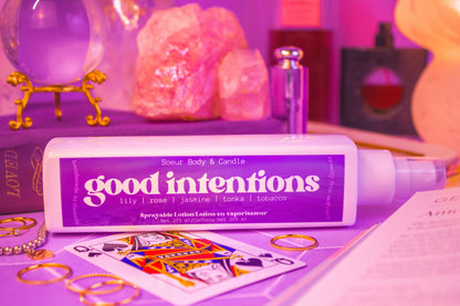 Good Intentions Sprayable Lotion