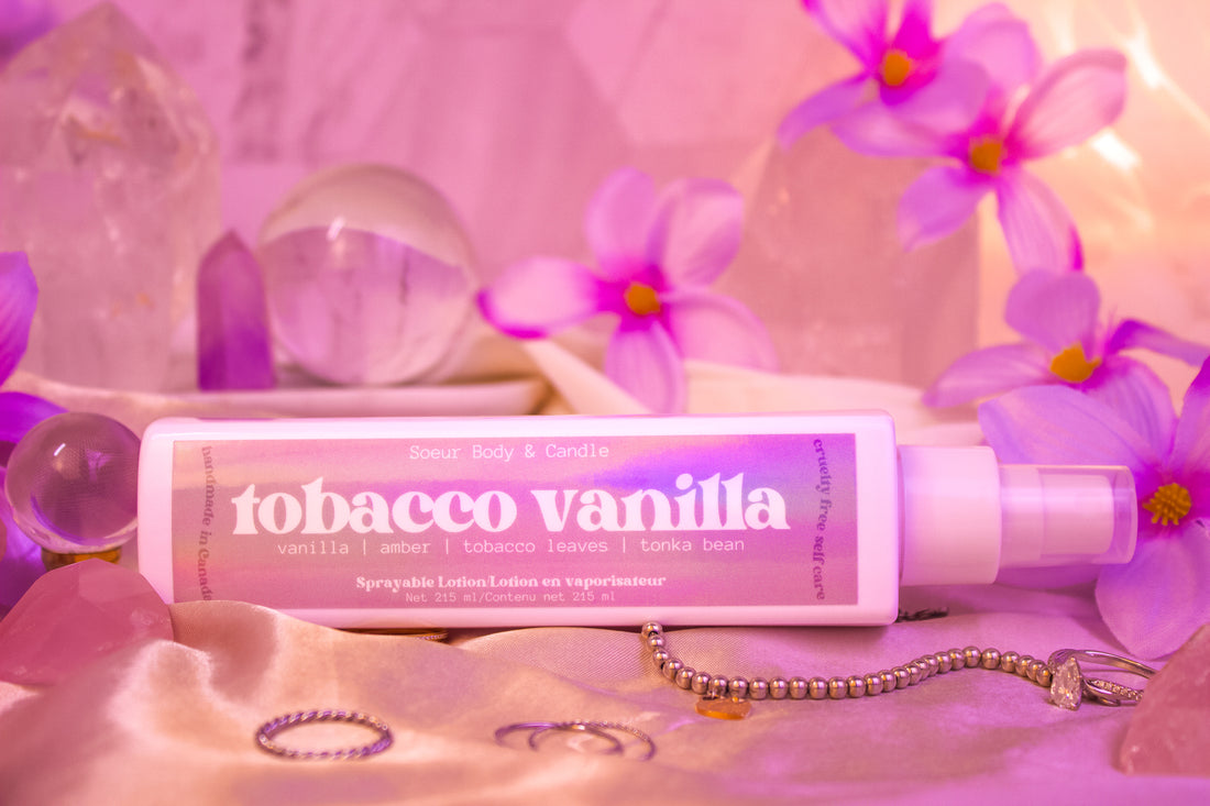 Tobacco Vanilla Sprayable Lotion