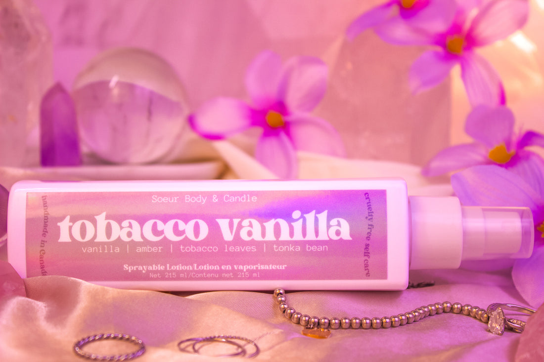 Tobacco Vanilla Sprayable Lotion