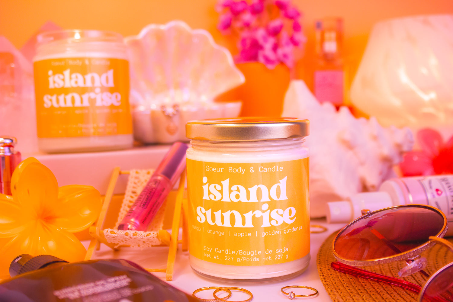 Island Sunrise Soy Candle
