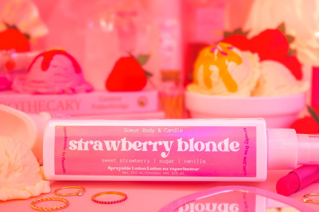 Strawberry Blonde Sprayable Lotion