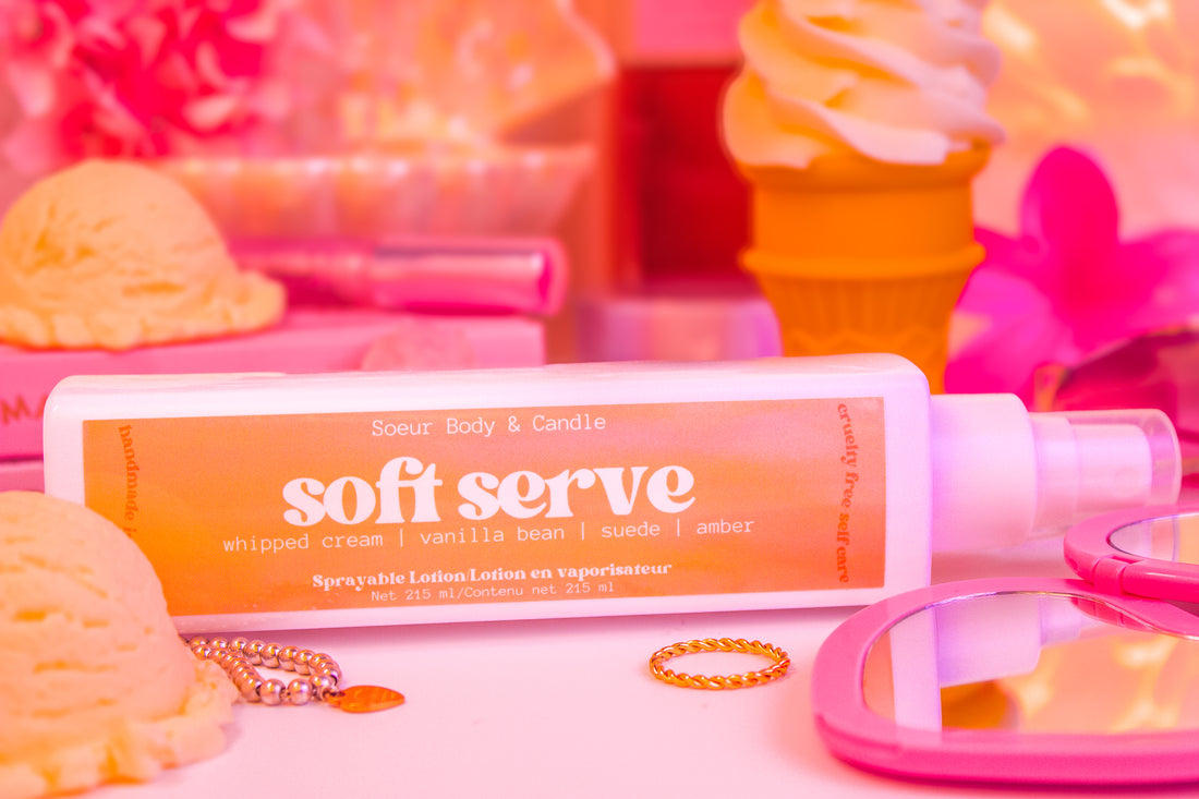 Soft Serve Sprayable Lotion