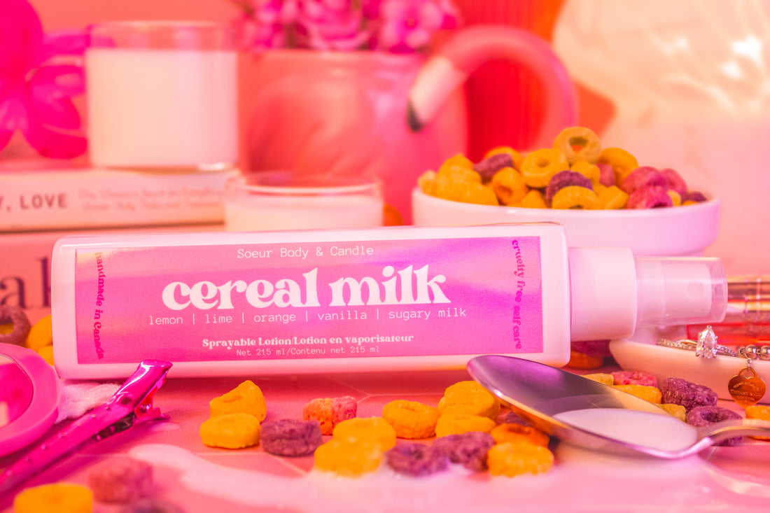 Cereal Milk Sprayable Lotion