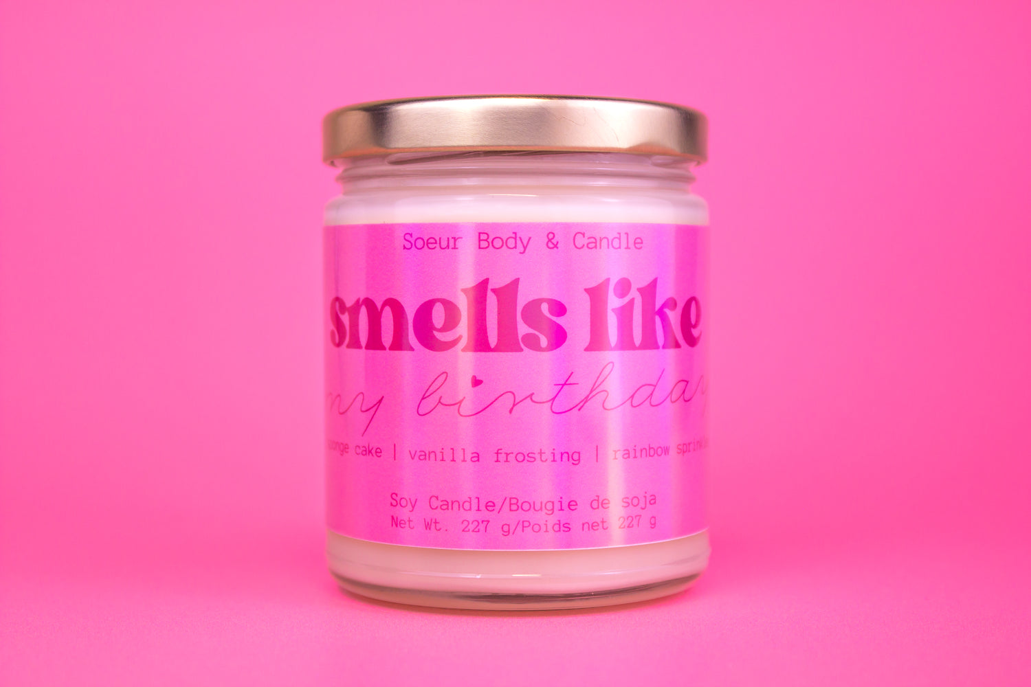 Smells Like My Birthday Soy Candle