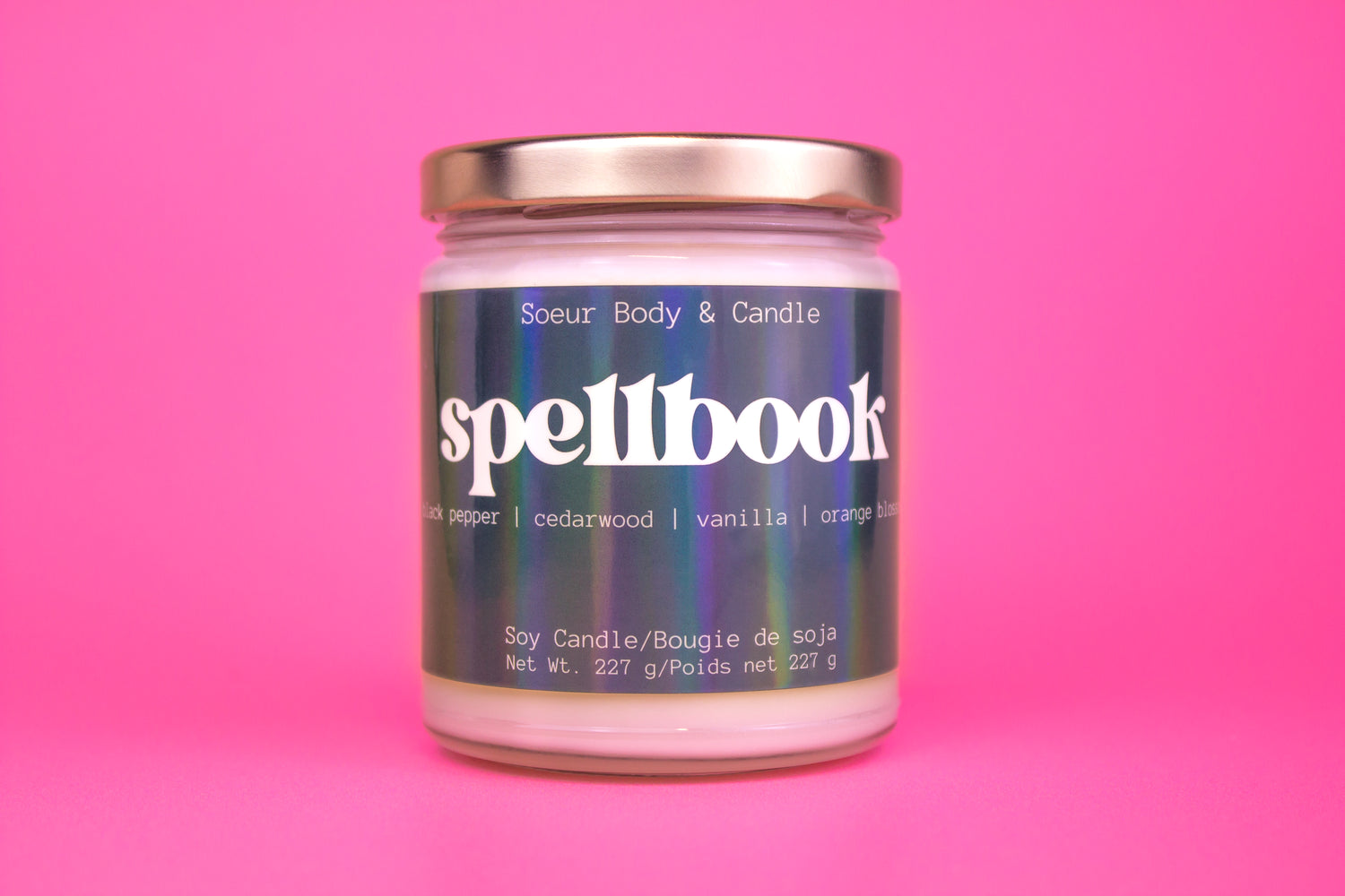 Spellbook Soy Candle