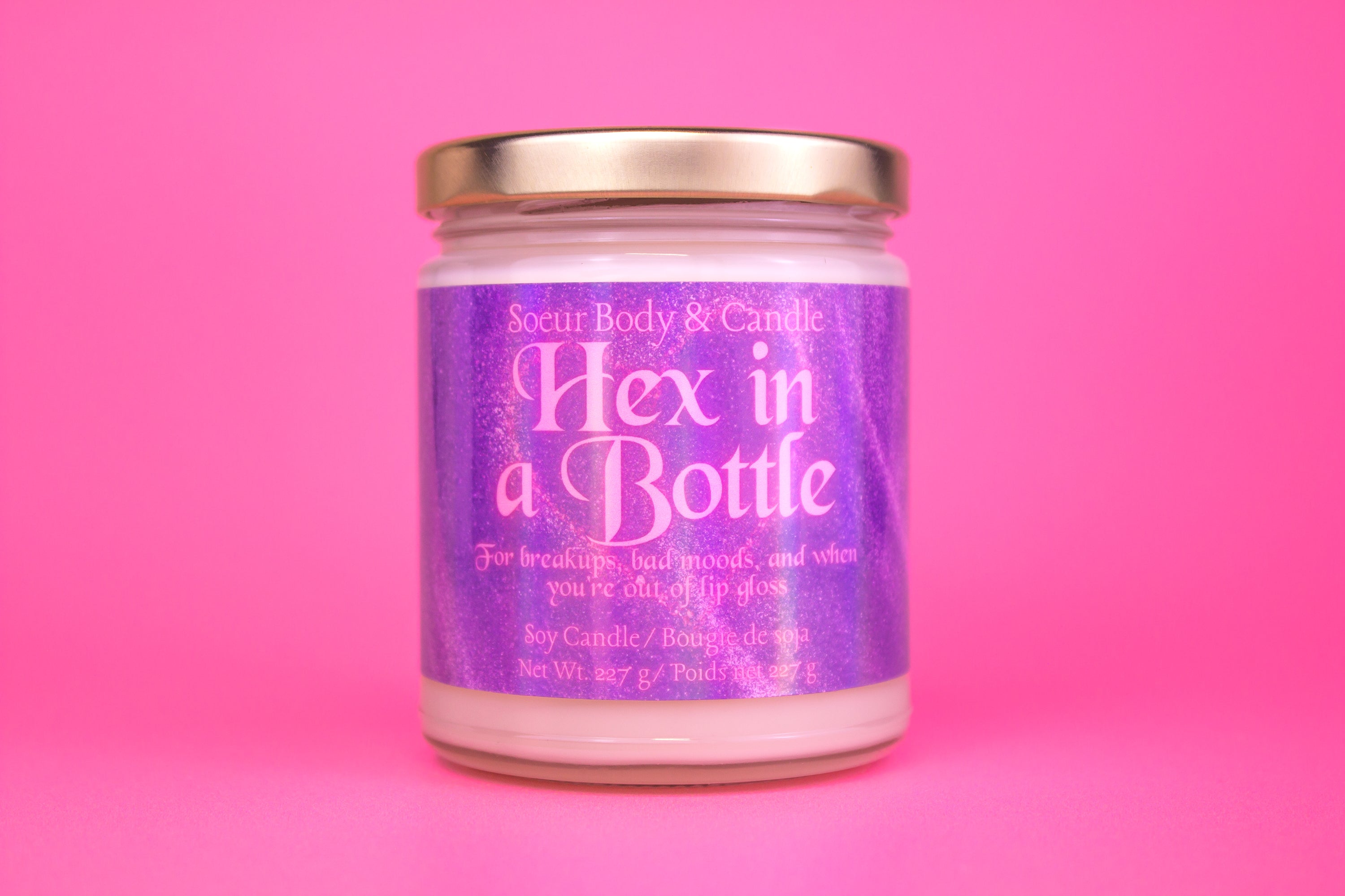 Hex in a Bottle Soy Candle