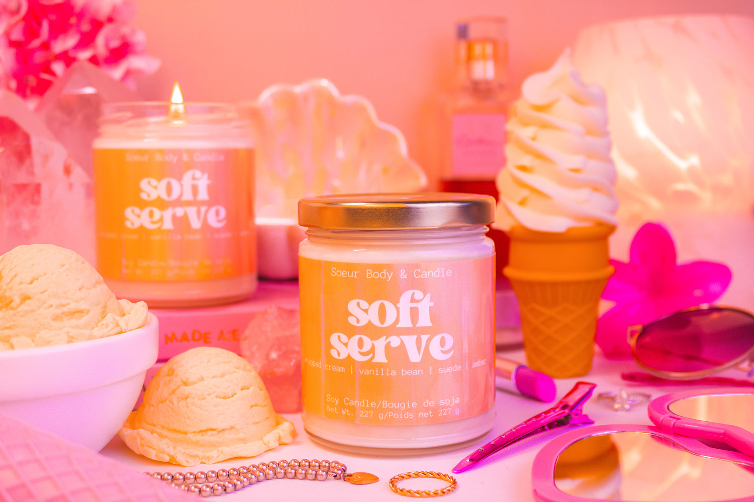 Soft Serve Soy Candle
