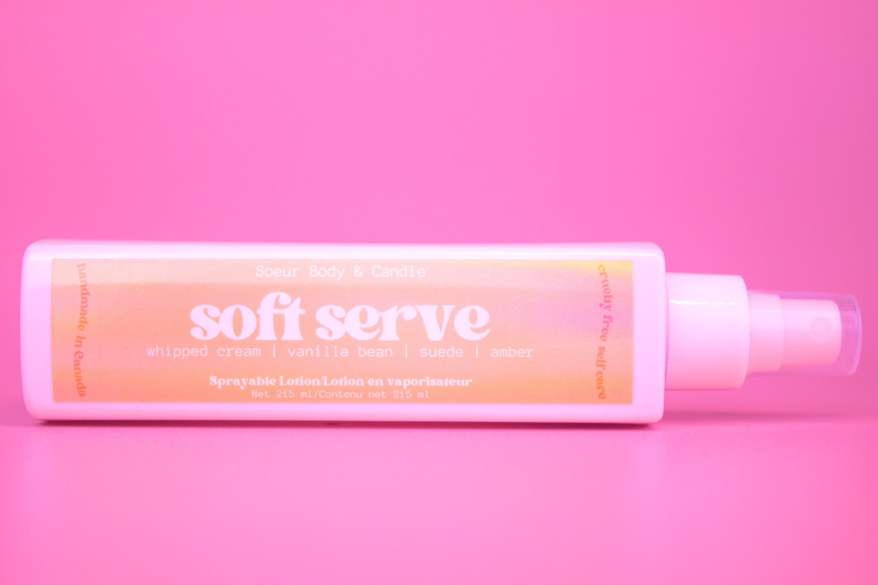 Soft Serve Sprayable Lotion
