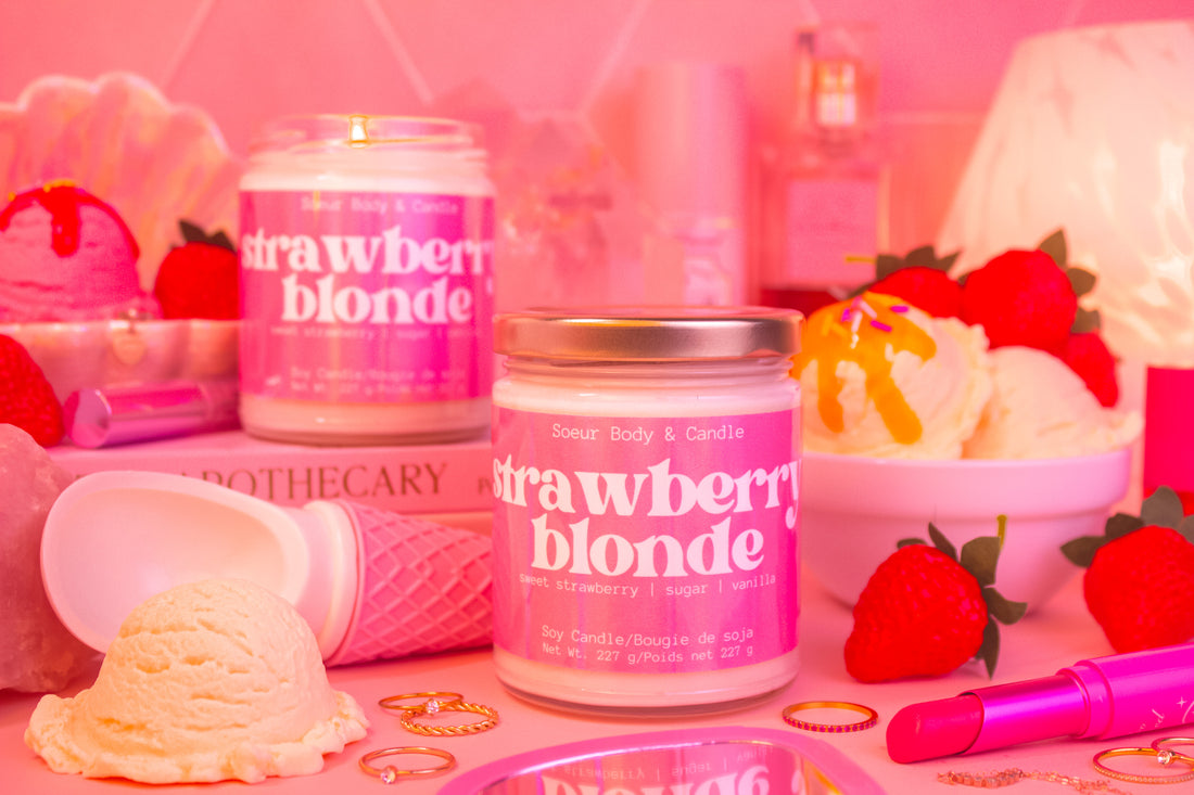 Strawberry Blonde Soy Candle