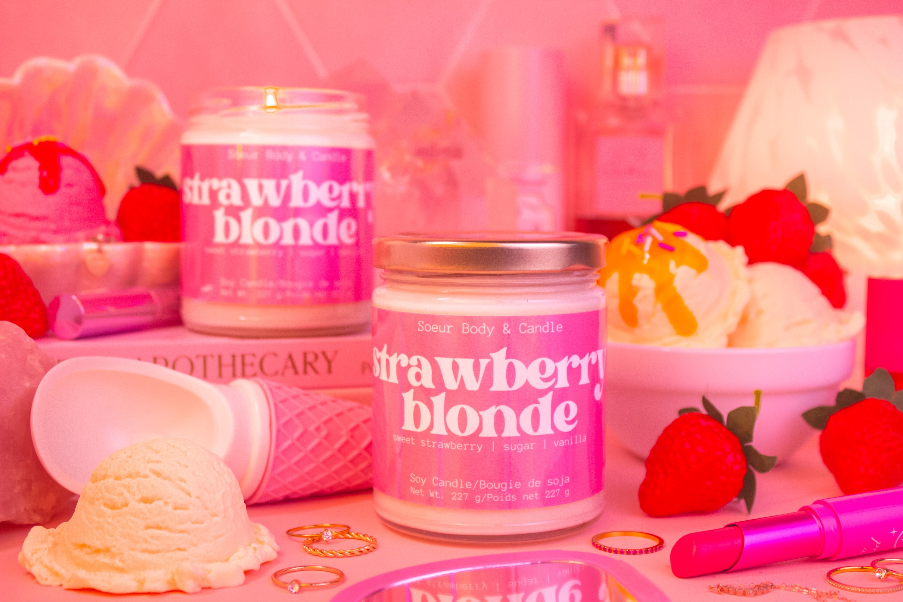 Strawberry Blonde Soy Candle
