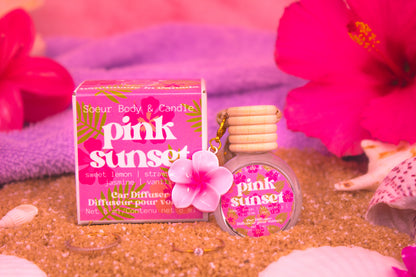 Pink Sunset Car Diffuser