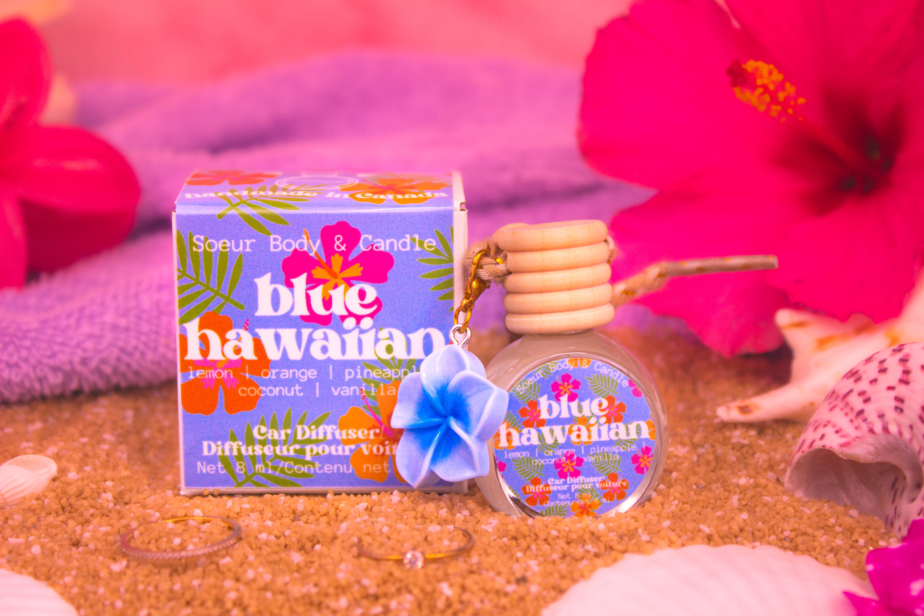 Blue Hawaiian Car Diffuser