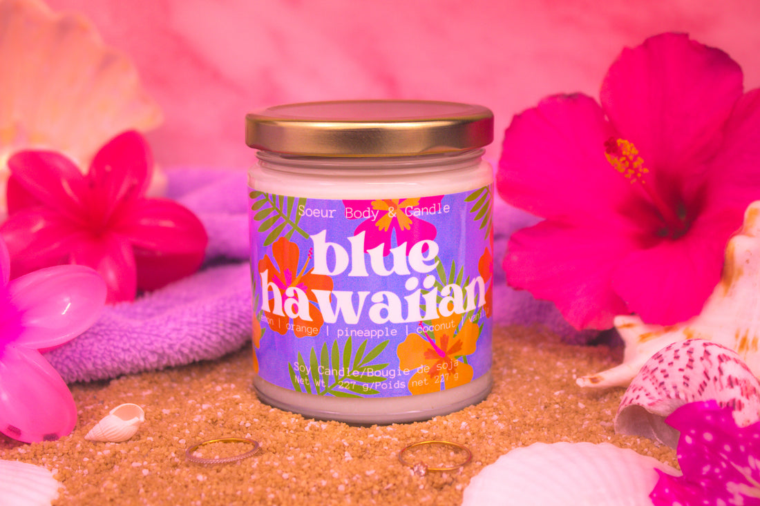 Blue Hawaiian Soy Candle