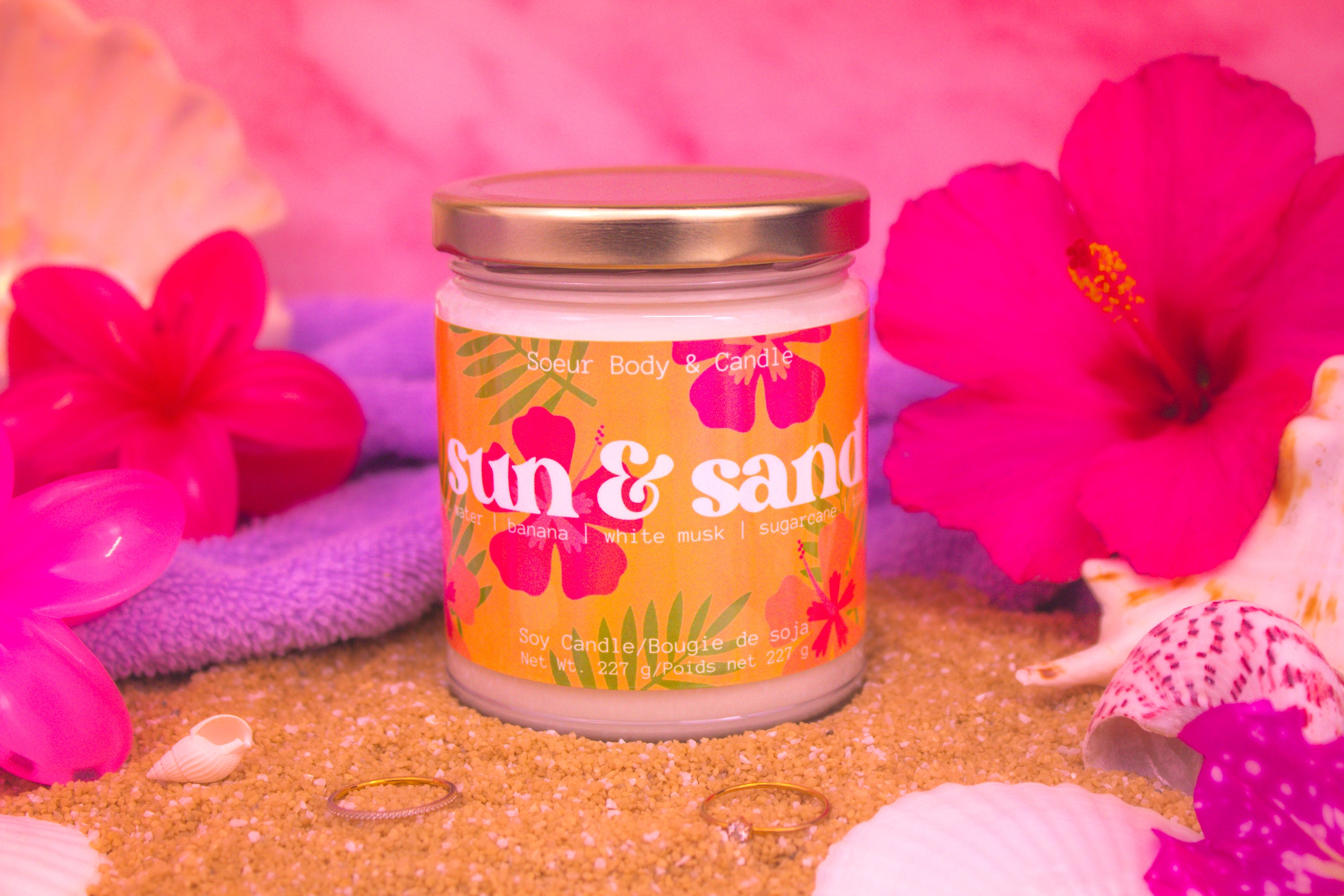 Sun &amp; Sand Soy Candle
