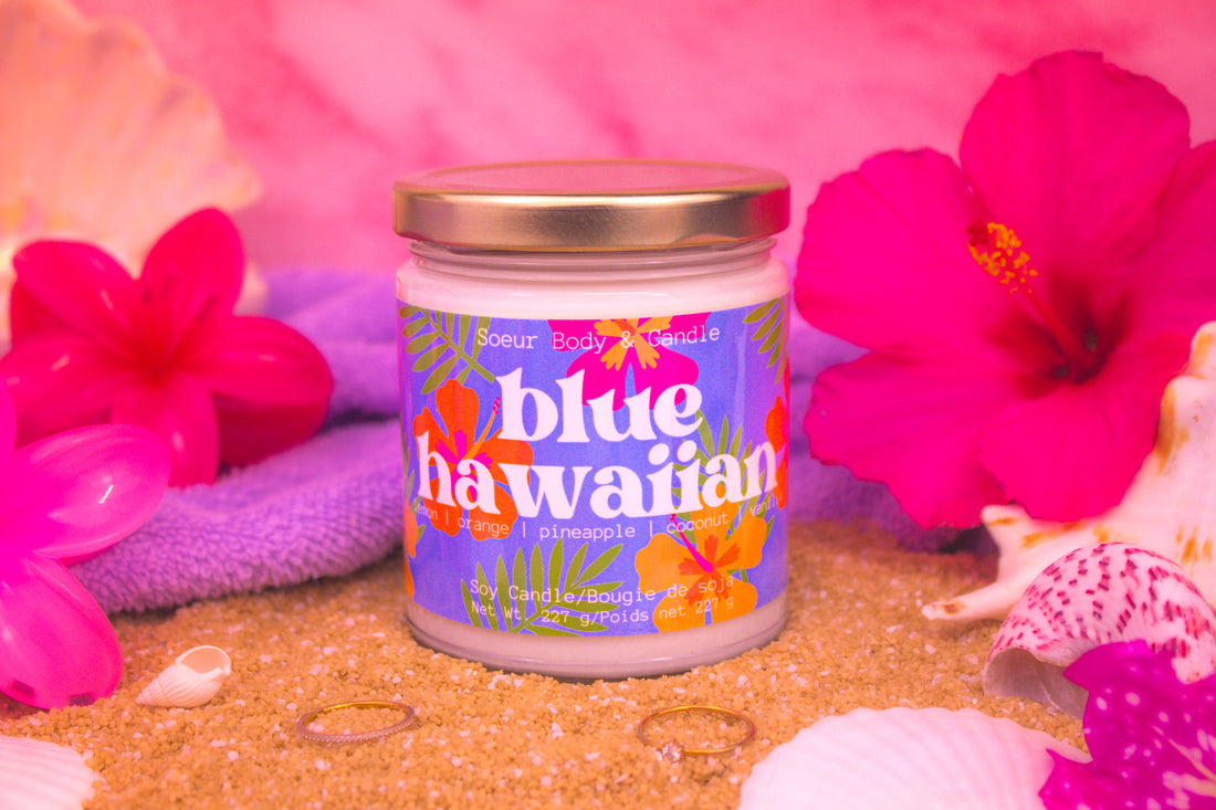 Blue Hawaiian Soy Candle