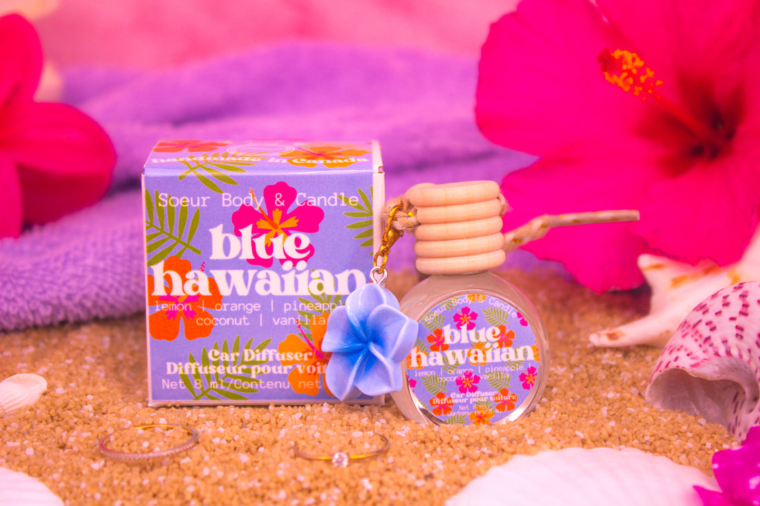Blue Hawaiian Car Diffuser