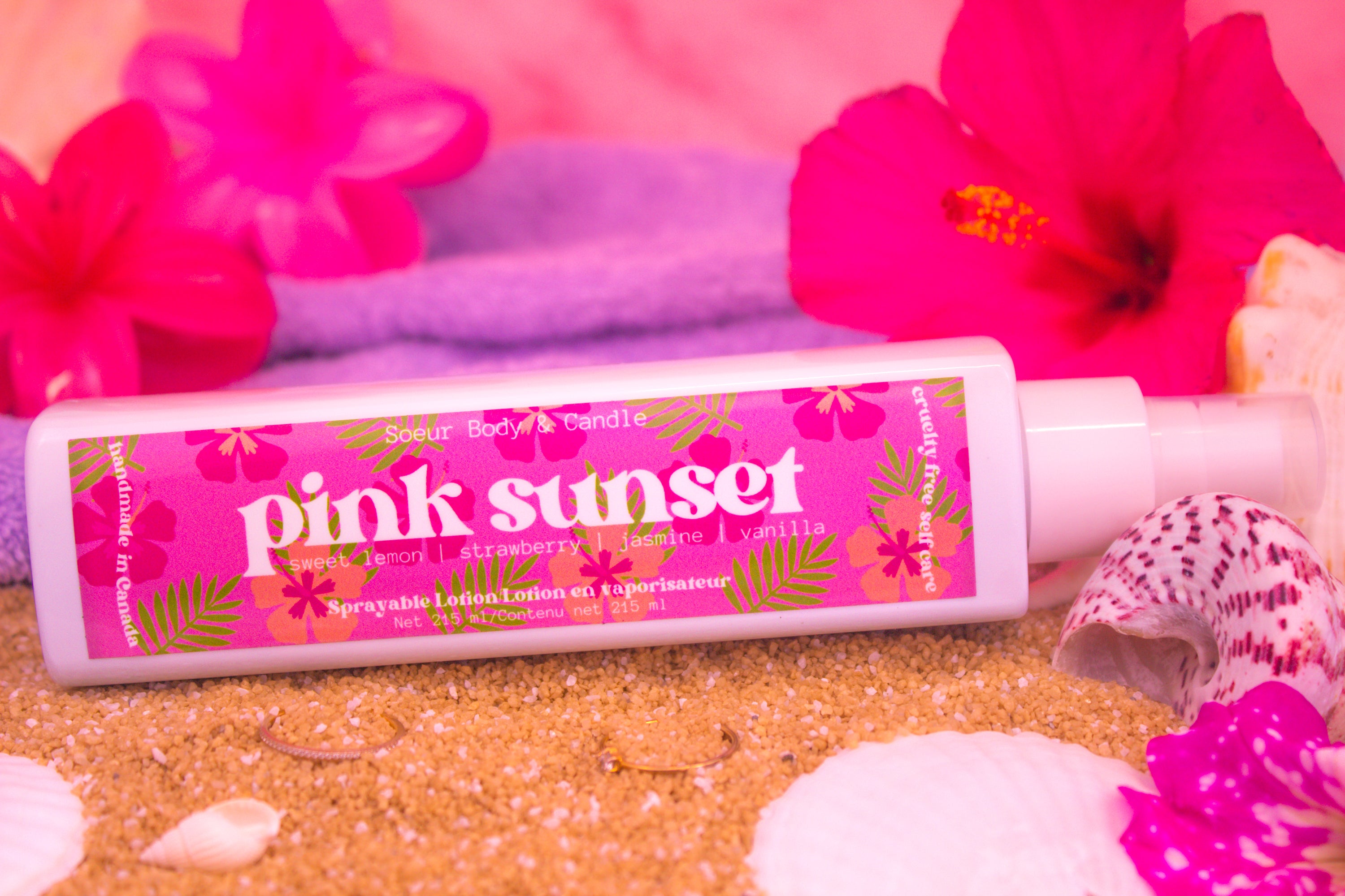 Pink Sunset Sprayable Lotion