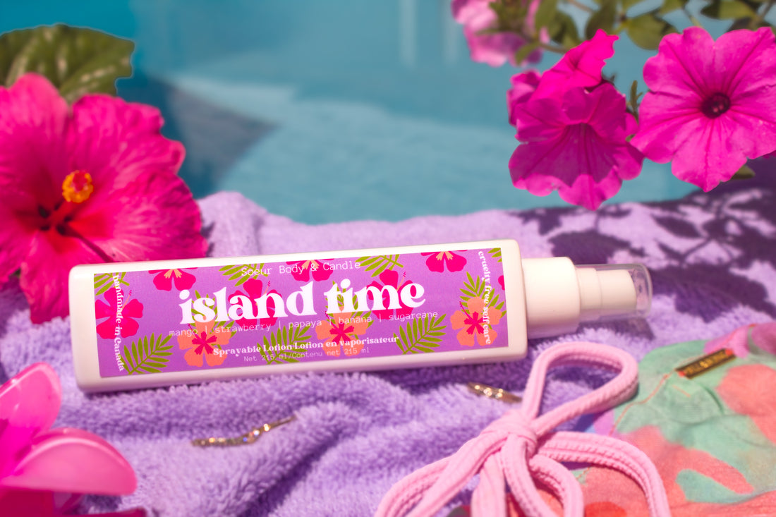 Island Time Sprayable Lotion