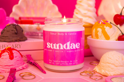 Sundae Soy Candle