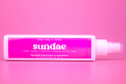 Sundae Sprayable Lotion