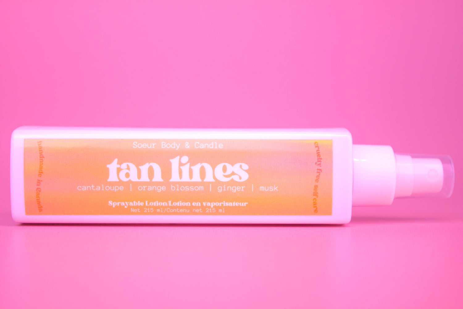 Tan Lines Sprayable Lotion