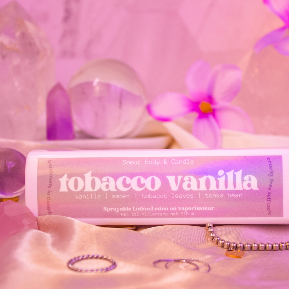 Tobacco Vanilla Sprayable Lotion