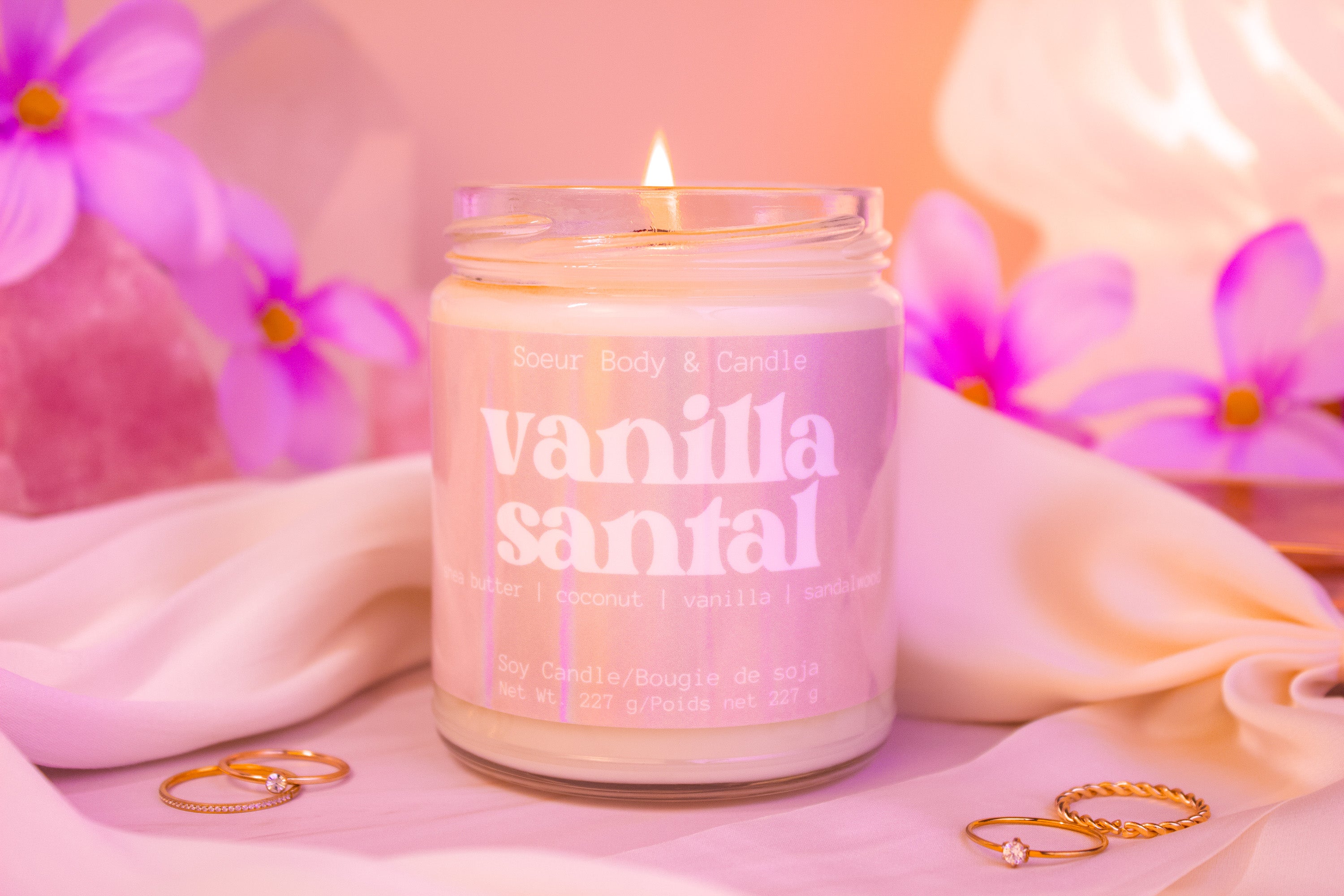 Vanilla Santal Soy Candle