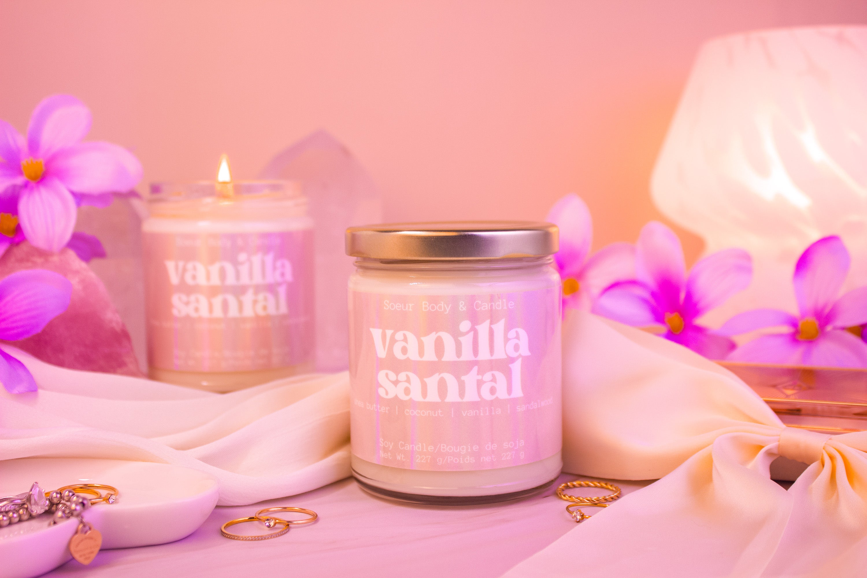 Vanilla Santal Soy Candle