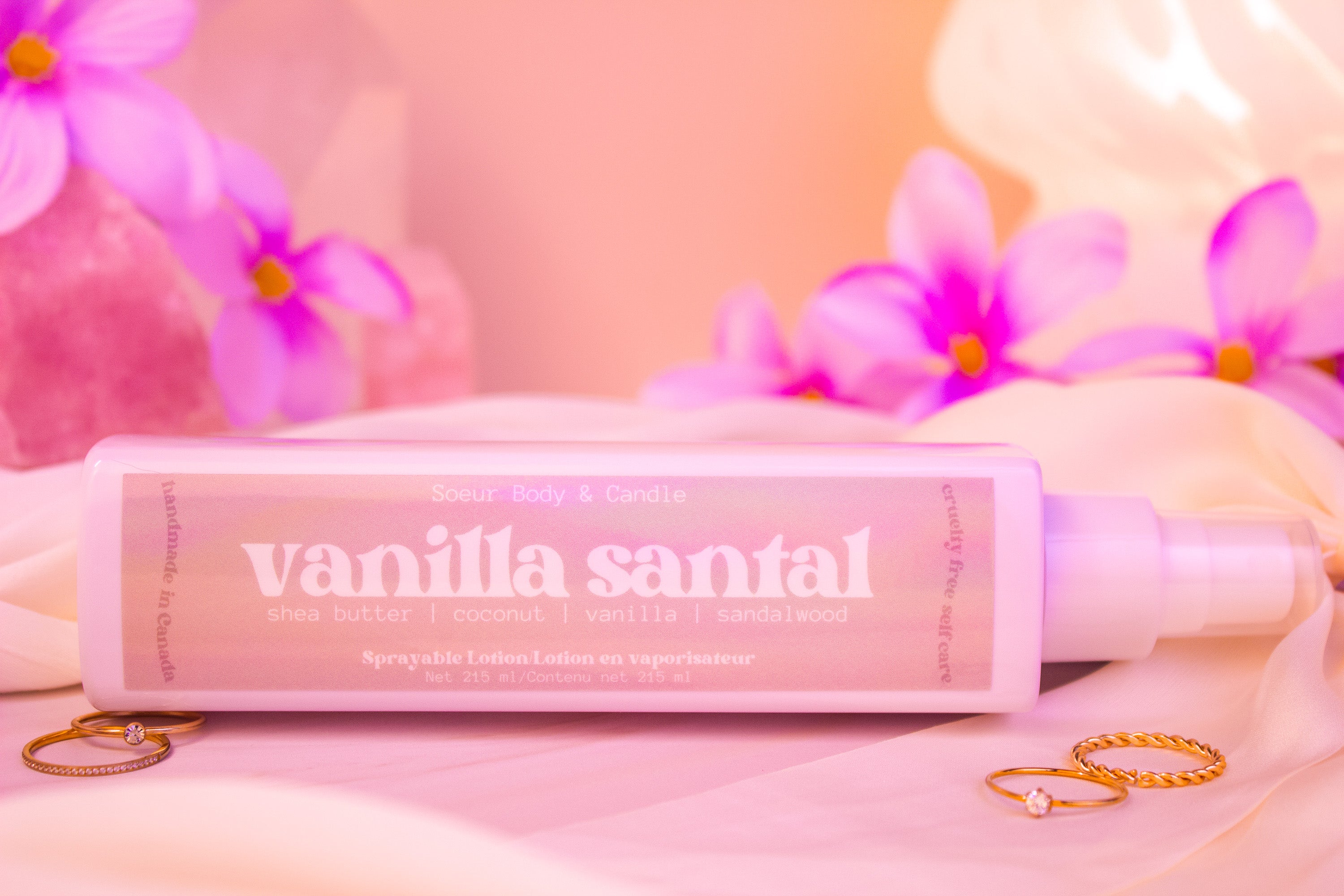 Vanilla Santal Sprayable Lotion