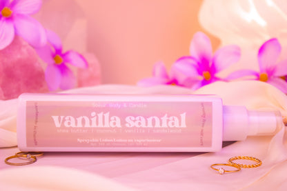 Vanilla Santal Sprayable Lotion
