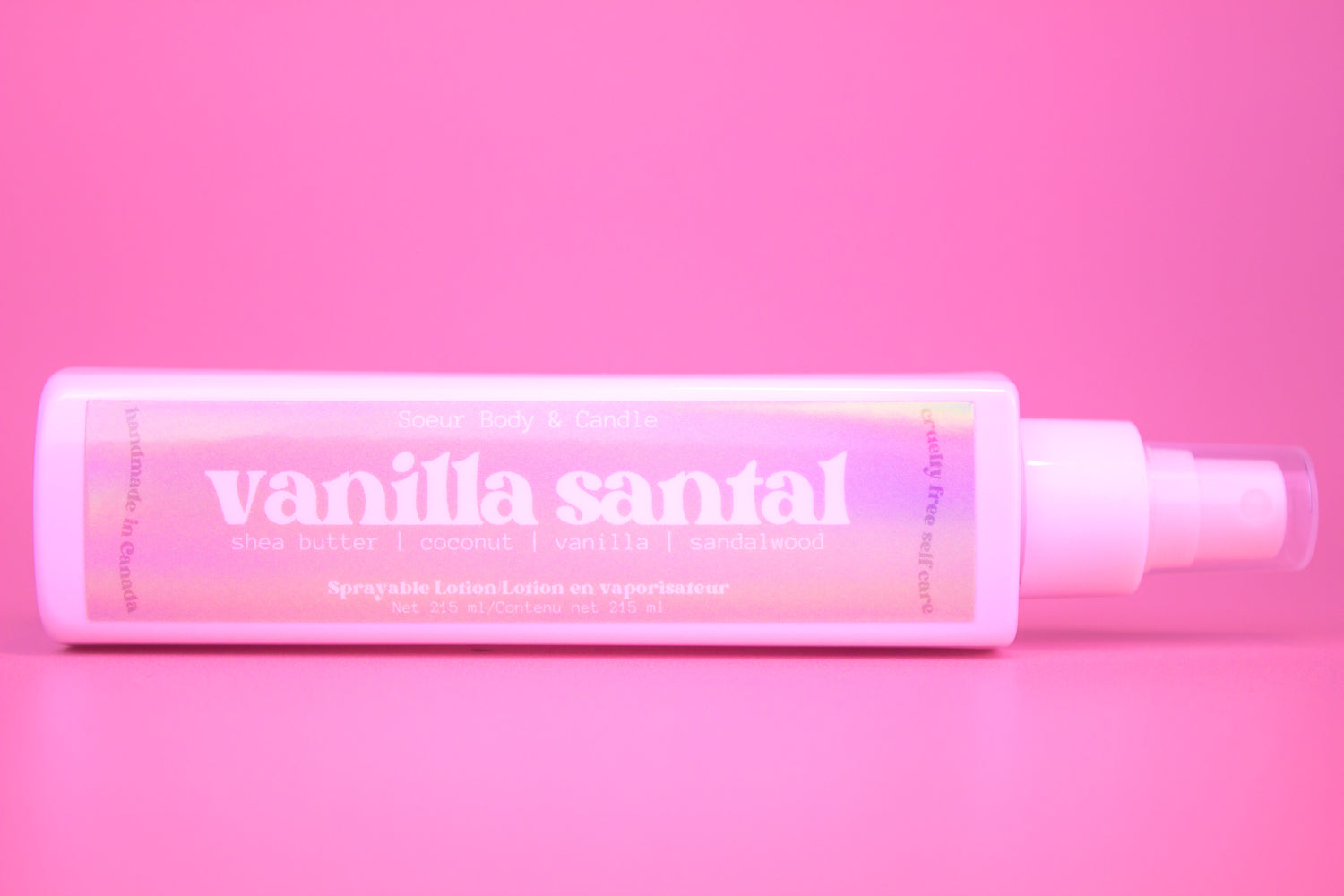 Vanilla Santal Sprayable Lotion