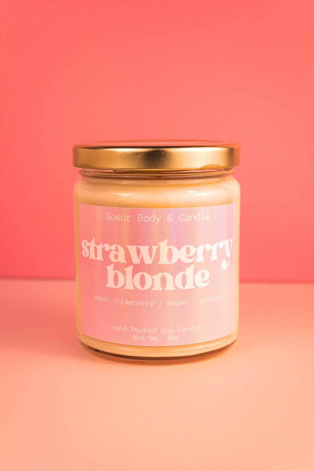 Strawberry Blonde Soy Candle