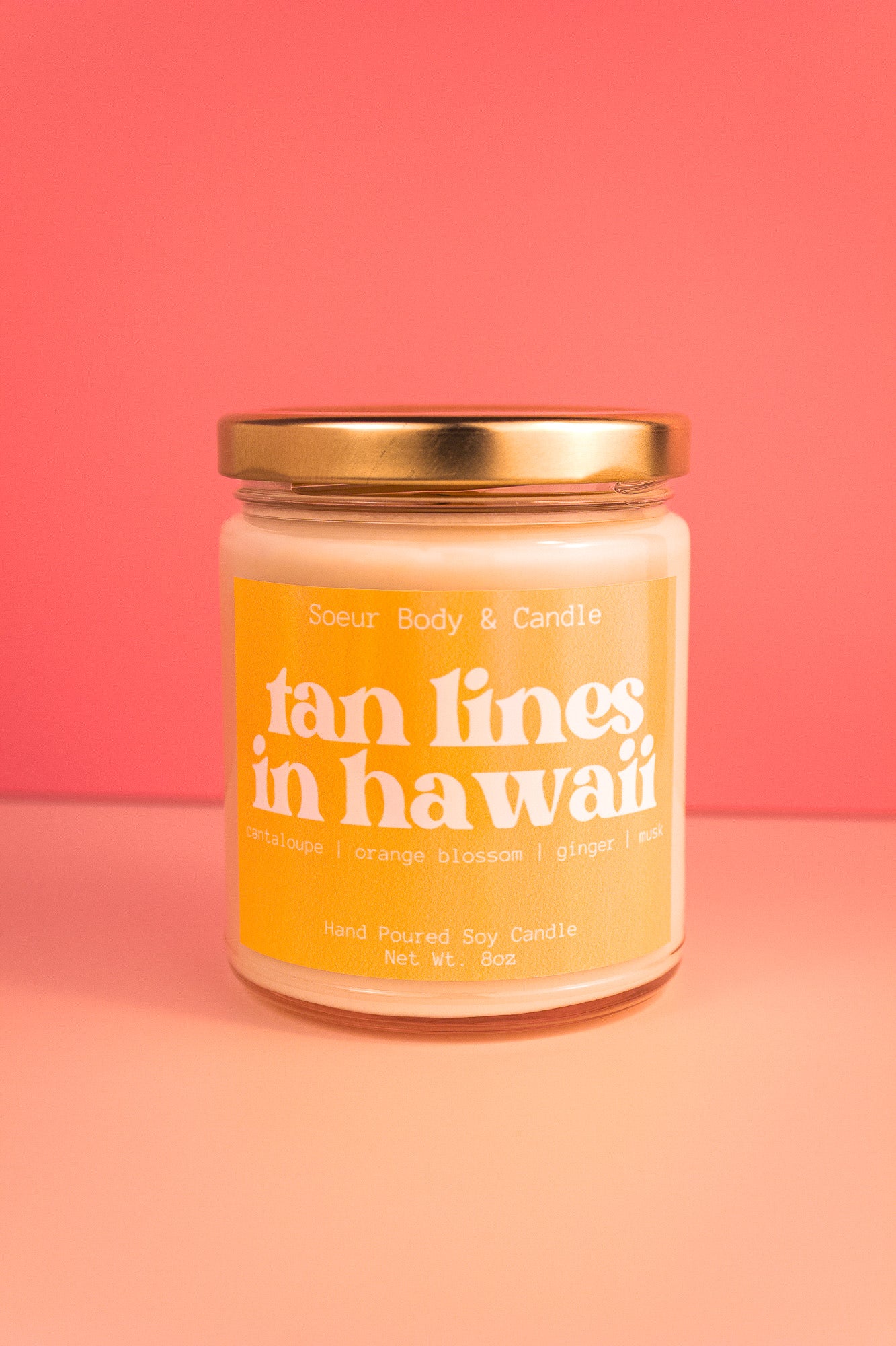 Tan Lines In Hawaii Soy Candle
